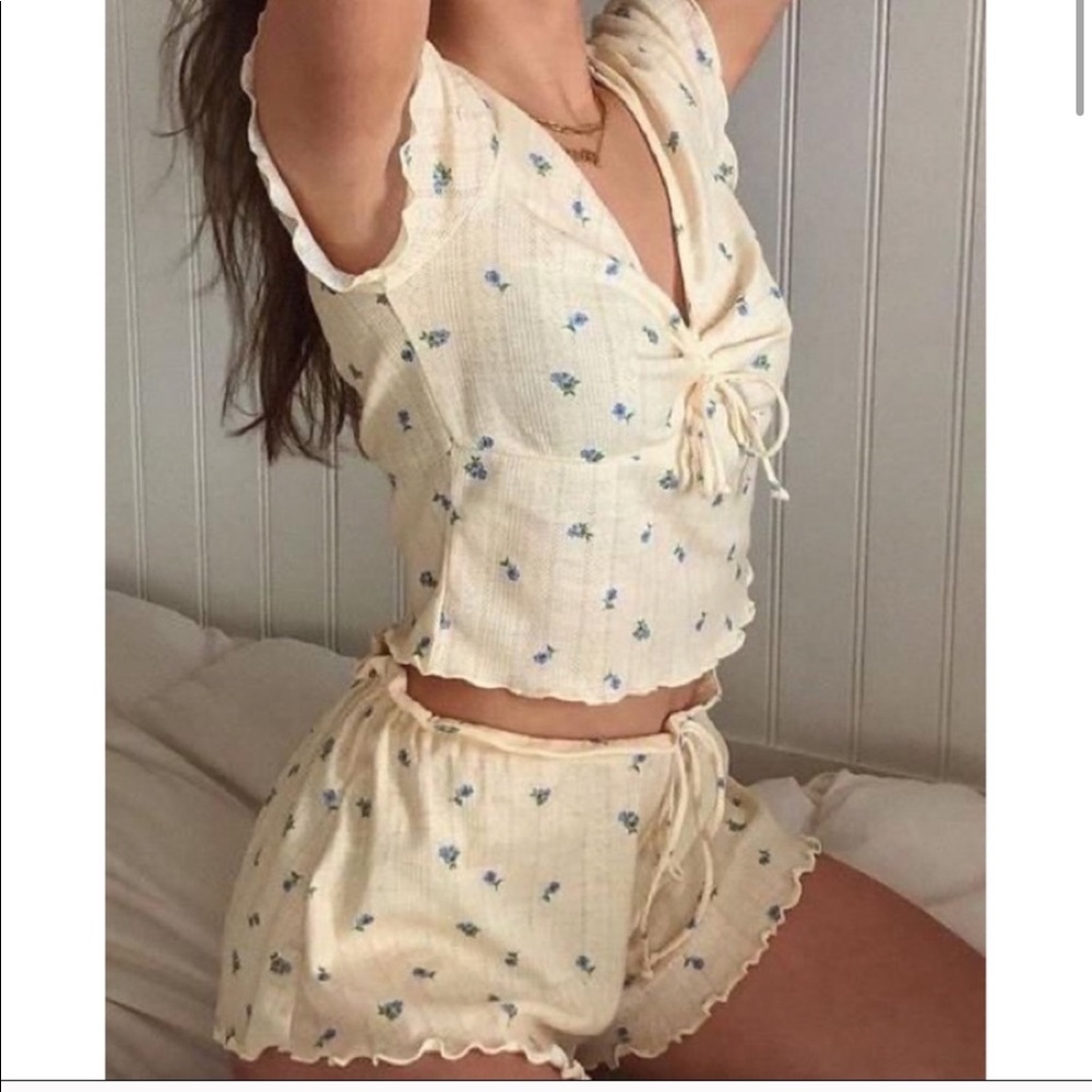 For love & lemons blossom pointelle sleep set